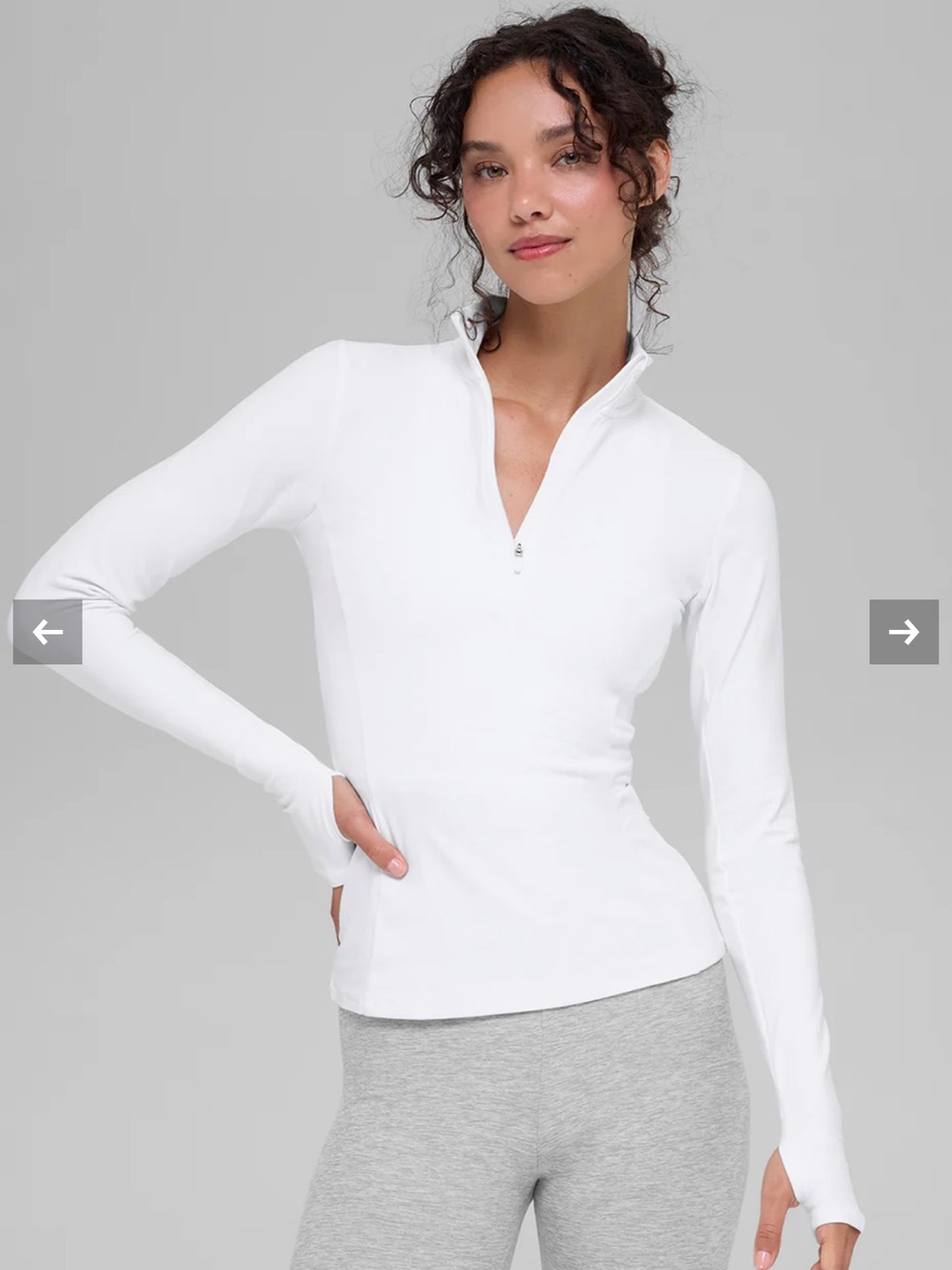 Alo Yoga Alosoft 1/2 Zip Rapid Pullover Never Worn Size M